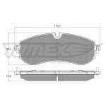TOMEX Brakes Bremsbelagsatz, Scheibenbremse